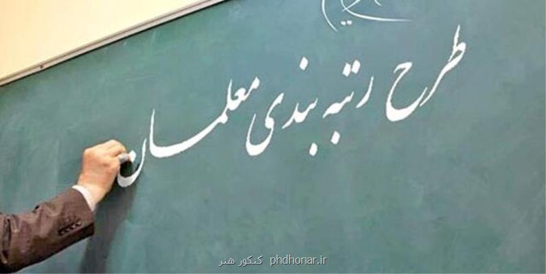 لایحه رتبه بندی معلمان تا اختتام مهر به تصویب می رسد